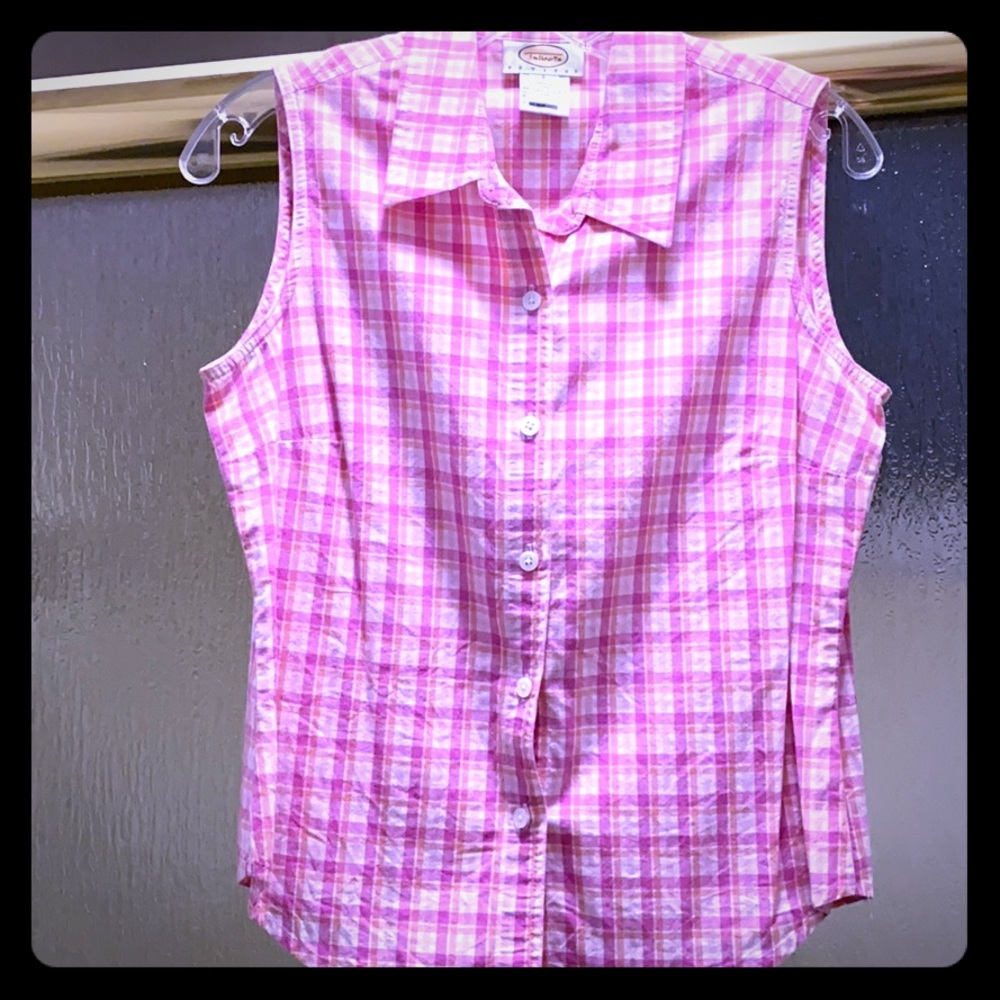 Adorable Button Down Tank by Talbots